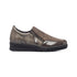 Slip-on comfort taupe con zip laterali e strass P Soft, Donna, SKU w016000133, Immagine 0